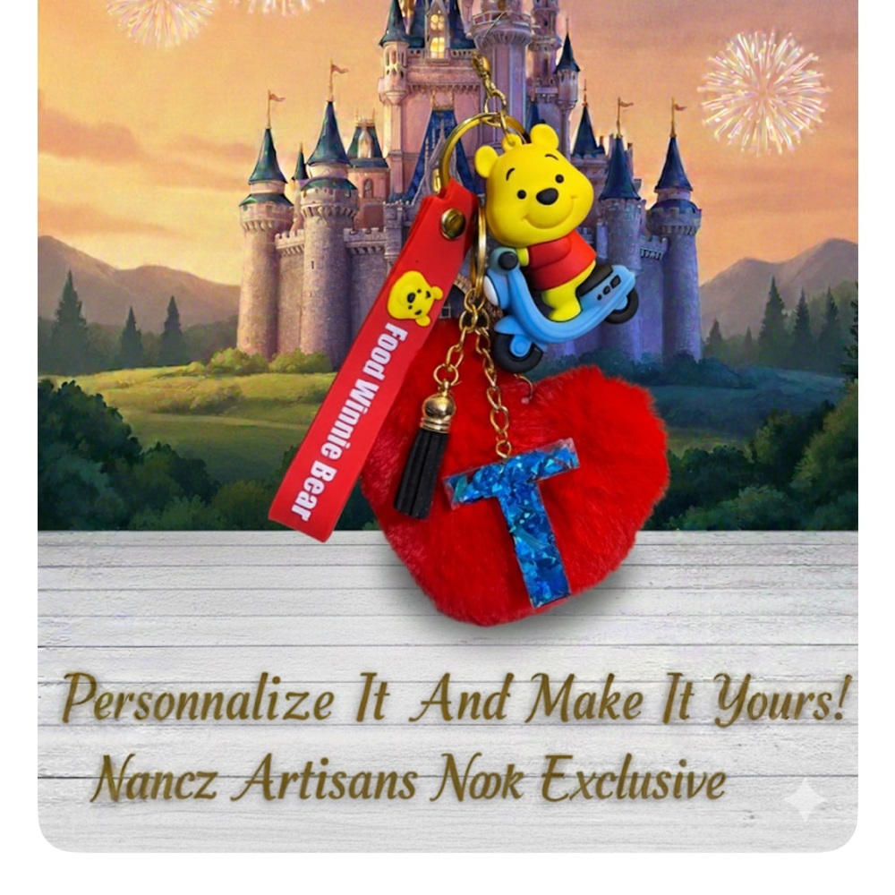 Nancz Artisan’s Nook Exclusive: “Honey Pot Hero” Personalized Initial Keychain